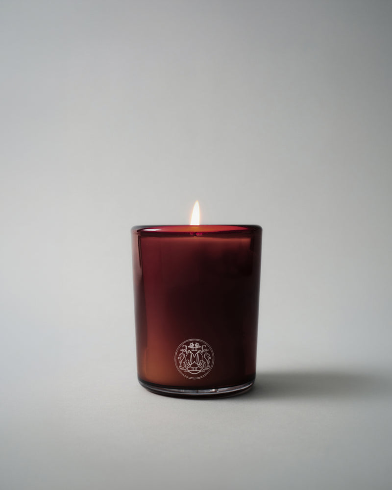Handblown Glass Candle