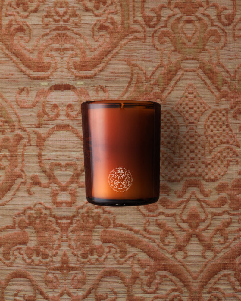 Handblown Glass Candle
