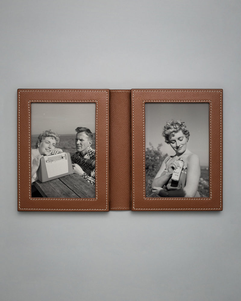 Boltons Leather Double Frame