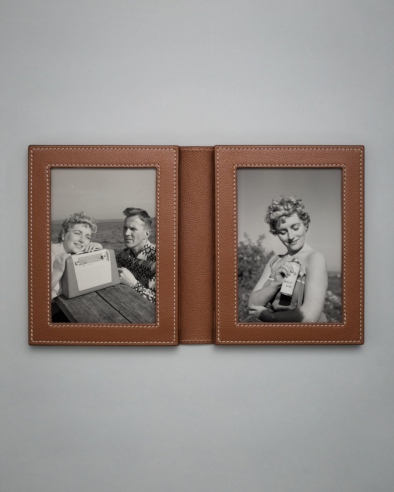 Boltons Leather Double Frame