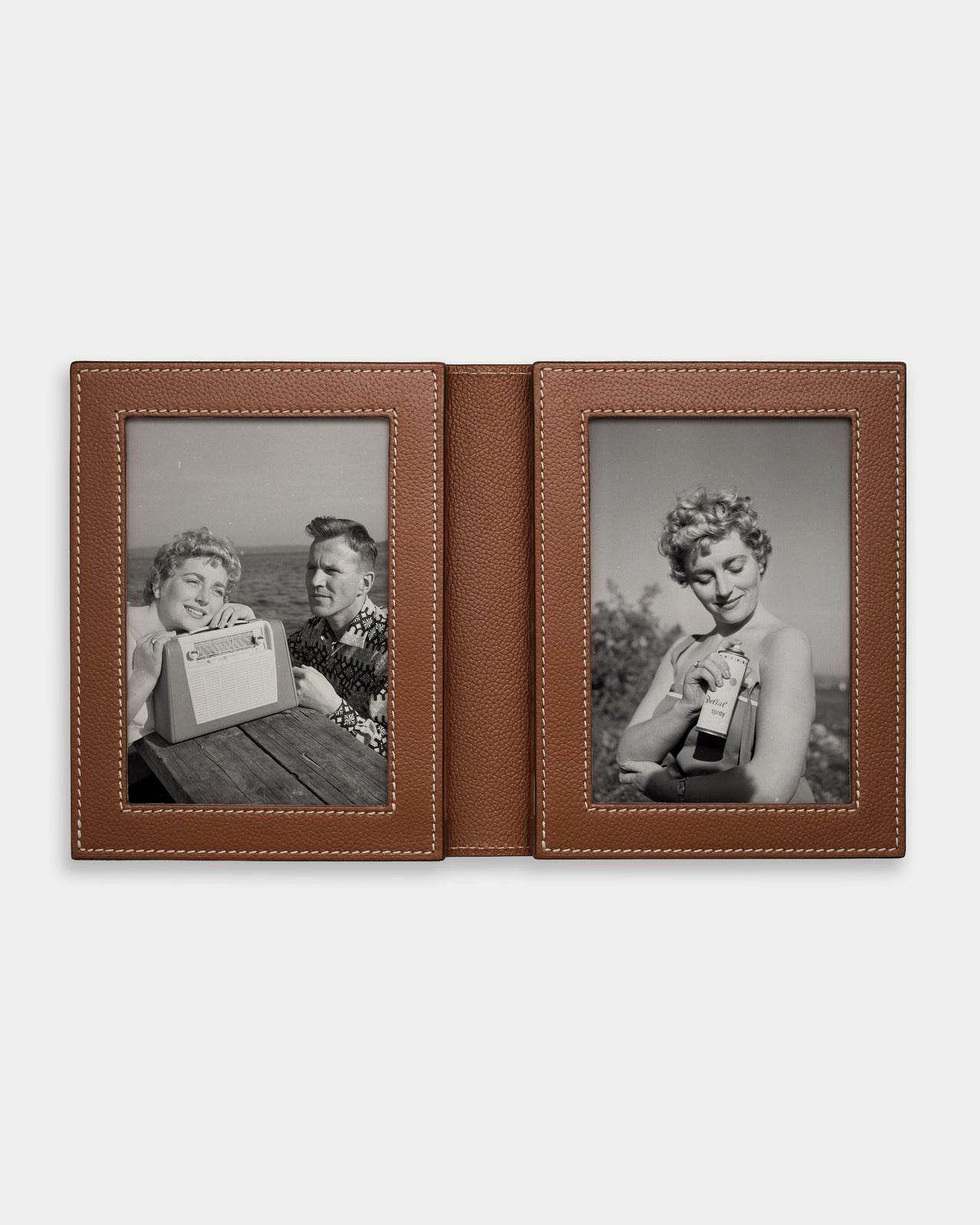 Boltons Leather Double Frame