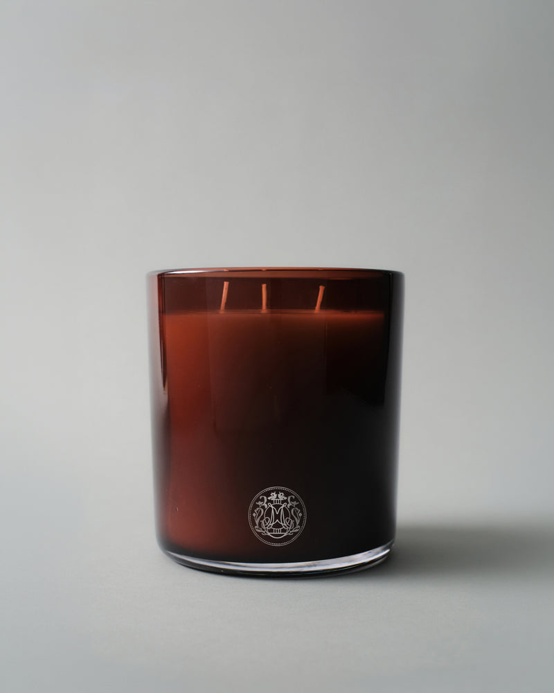 Handblown Glass Candle