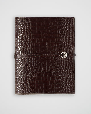 Devon Croc-Embossed Leather Notebook